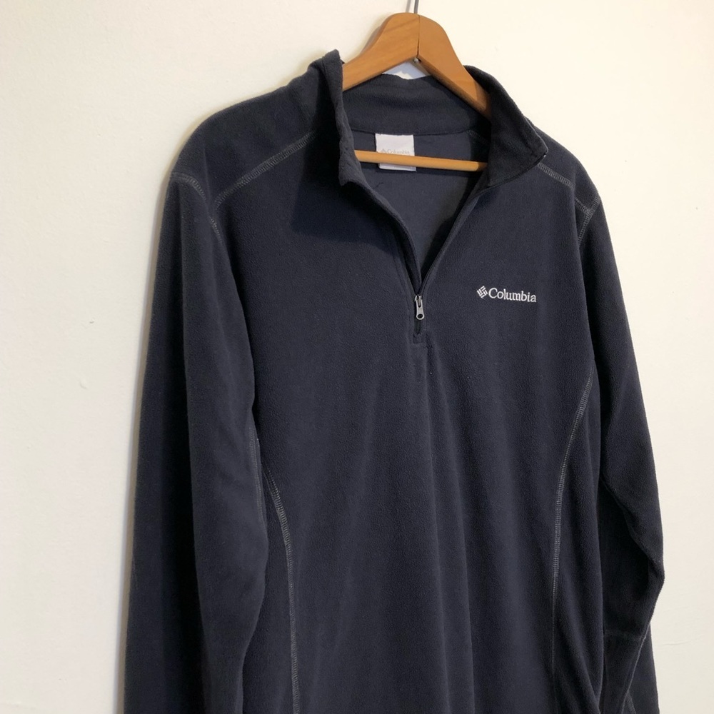Columbia Quarter Zip Fleece Pullover Sweatshirt - Picture 3 of 12